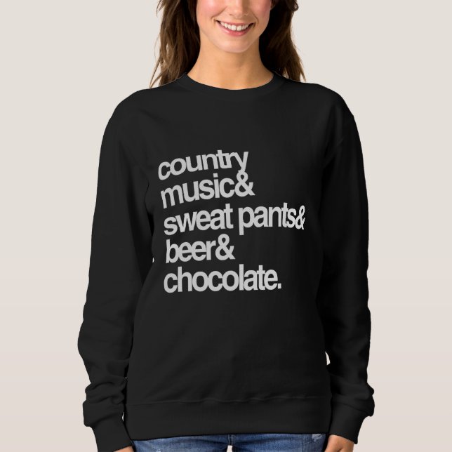 Camiseta Calças De Suor E Chocolate (Frente)