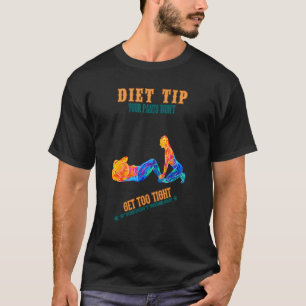 Camiseta Calças Dietéticas Pilates Começam Ditos Sarcástico