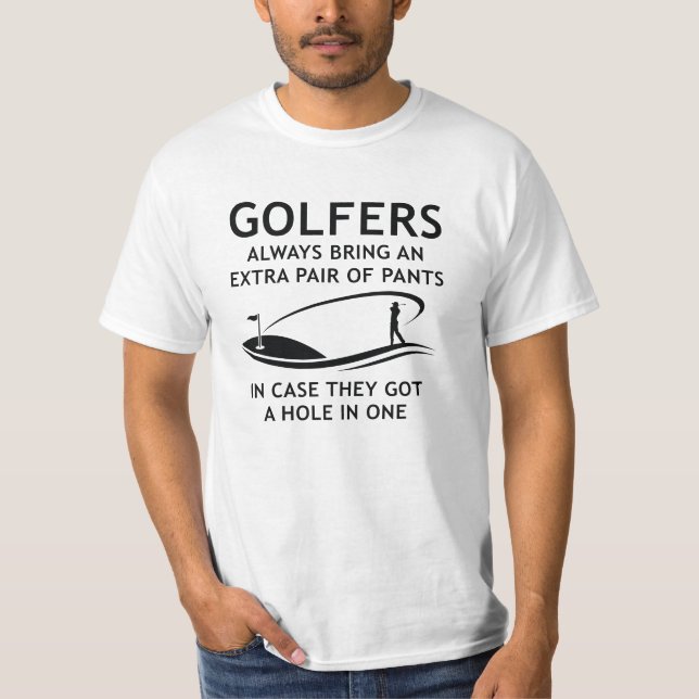 Camiseta Calças Extra Golfistas (Frente)