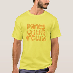 Camiseta Calças na laranja da terra