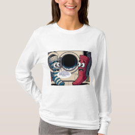 Camiseta calcetines asustados
