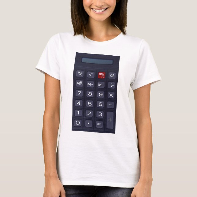 Camiseta calculadora (Frente)