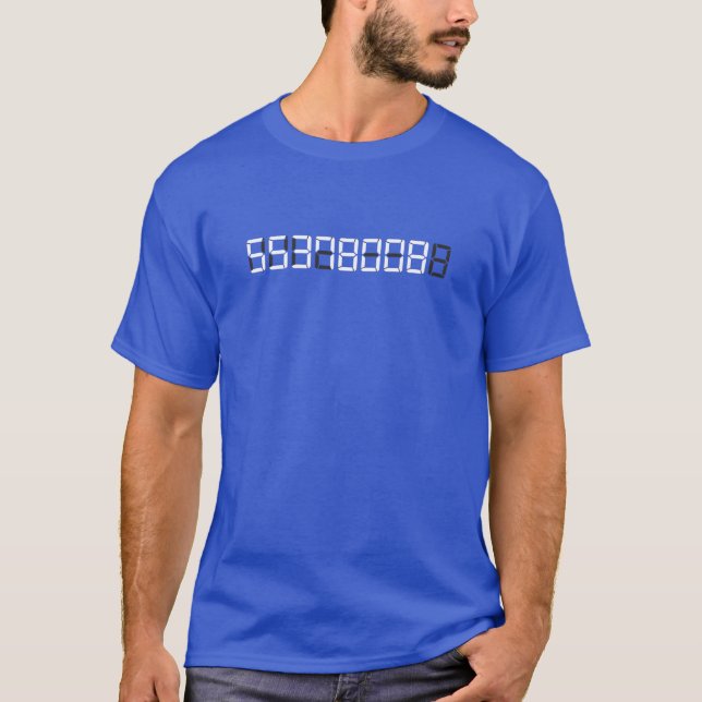 Camiseta Calculadora 55378008 Boobless Funnyrick (Frente)