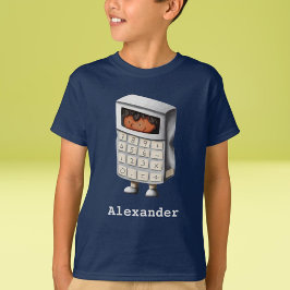Camiseta Calculadora Engraçada De Nerd Matemático