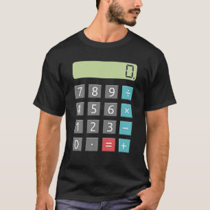 Camiseta Calculadora Fácil E Preguiçosa Figurina De Hallo