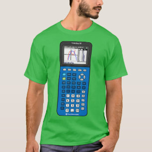 Camiseta Calculadora TI 84 de mirtilo