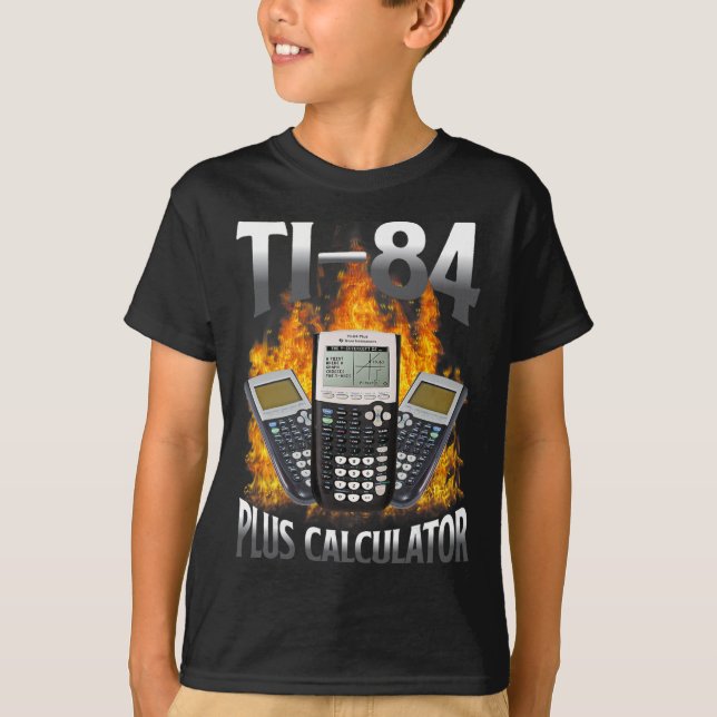 Camiseta Calculadora Ti-84 Plus Professor de Matemática Div (Frente)