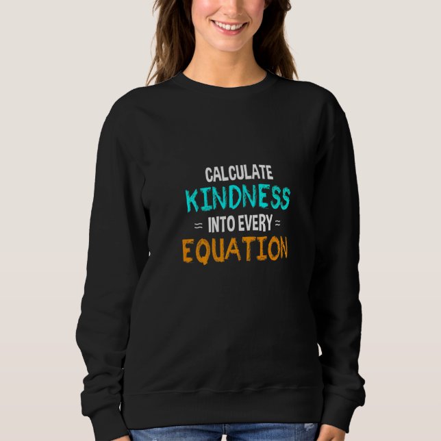 Camiseta Calcular A Bondade Em Cada Matemática Da Escola De (Frente)