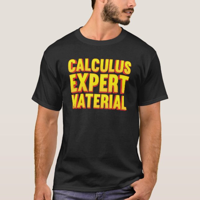 Camiseta Calcular Matemática de Material Especialista em Cá (Frente)