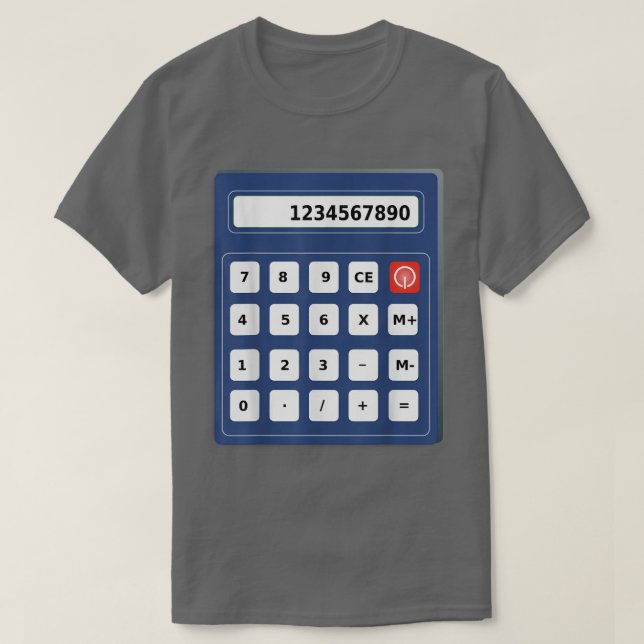 Camiseta Calculator Halloween Costume 964 (Frente do Design)