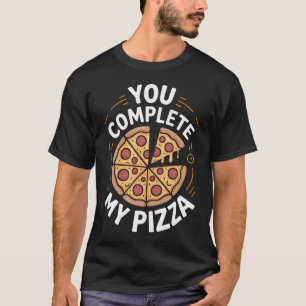 Camiseta Cálculo de Fatias de Pizza Fracionadas - Partes de
