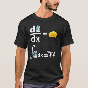 Camiseta Cálculo do Queijo  Engraçado Ciência Matemátic