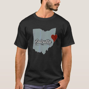 Camiseta Calcutá Ohio OH Cidade Estado EUA Lembrancinha Fo