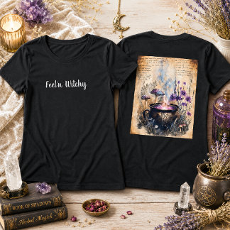Camiseta Caldeirão Botânico de Ervas Mágicas