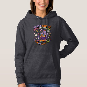 Camiseta Caldeirão de Doces de Halloween Presentes Assustad