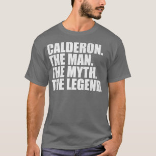 Camiseta Calderon Nome da família Calderon sobrenome Ca