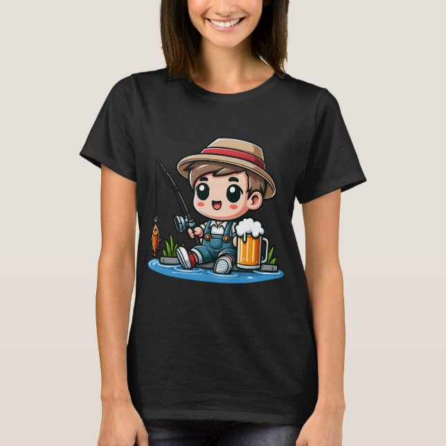 Camiseta Cale a boca e pesca (Frente)
