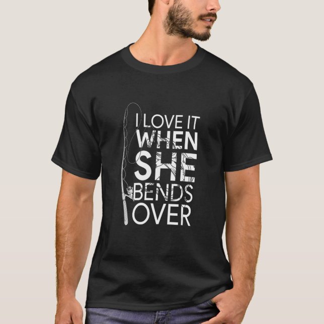 Camiseta Cale a Mulher Me Temer Peixe Sarcástico Pescaria (Frente)