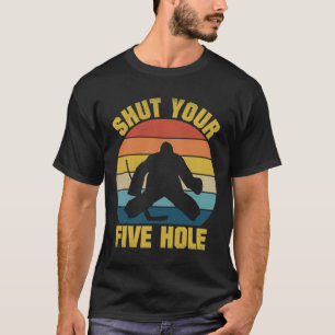Camiseta Cale a Sua Quinta Falha Funil Gol de Hóquei no Gel