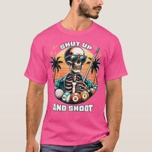 Camiseta Cale-Se E Atire Na Piscina Da Bola 9, Billiards En