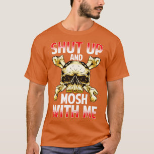Camiseta Cale-Se E Mosh Com A Música Da Rock Heavy Metal
