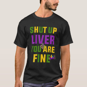 Camiseta Cale-Se Fígado Mardi Gras 2022, Ensino de Desfile