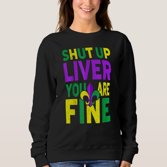 Camiseta Cale-se Fígado Você está bem (Frente)