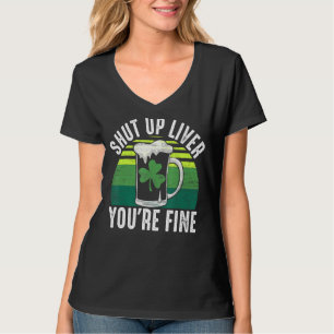 Camiseta Cale-se Fígado Você está bem