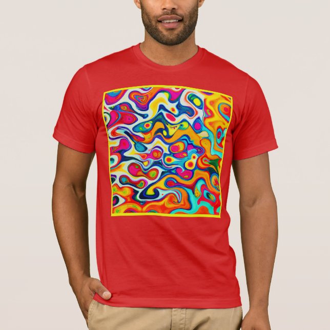 Camiseta Caleidoscópio de Cores (Frente)