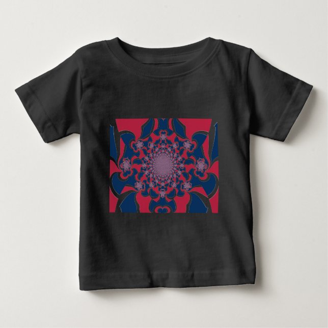 Camiseta Caleidoscópio Impressão de Arte (Frente)