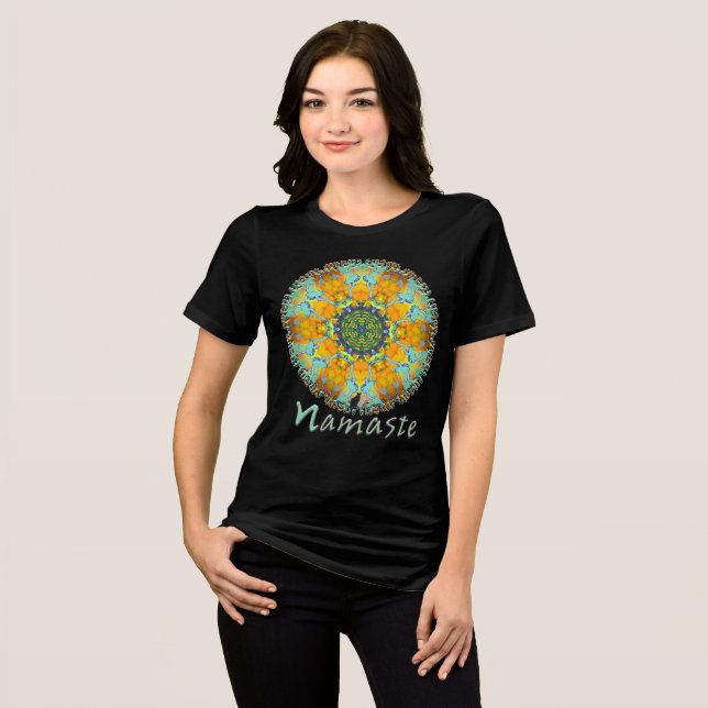Camiseta Caleidoscópio Namaste Tabu (Frente Completa)