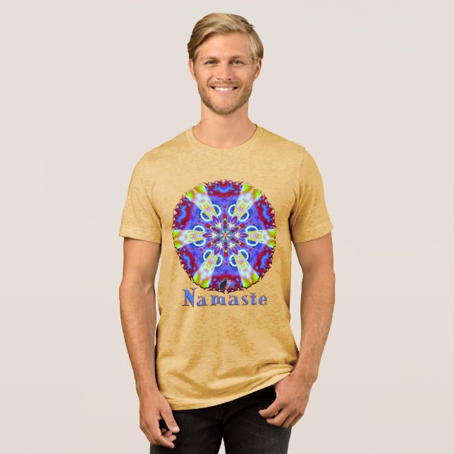 Camiseta Caleidoscópio Namaste Urâniano (Frente Completa)