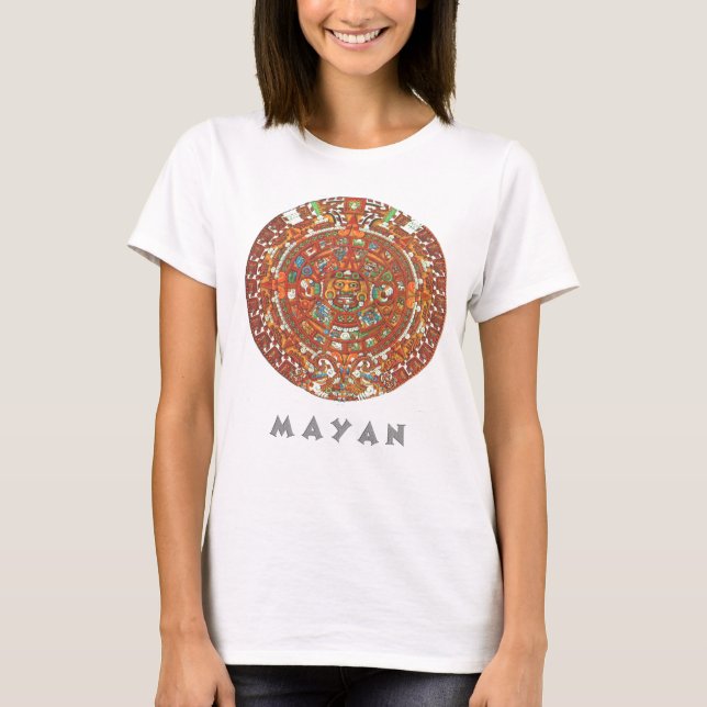 Camiseta Calendário maia (Frente)