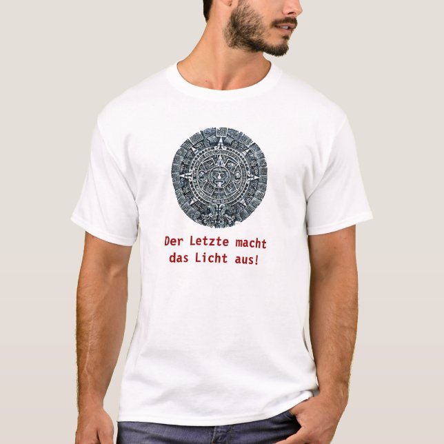 Camiseta Calendário maia / Maya Kalender (Frente)