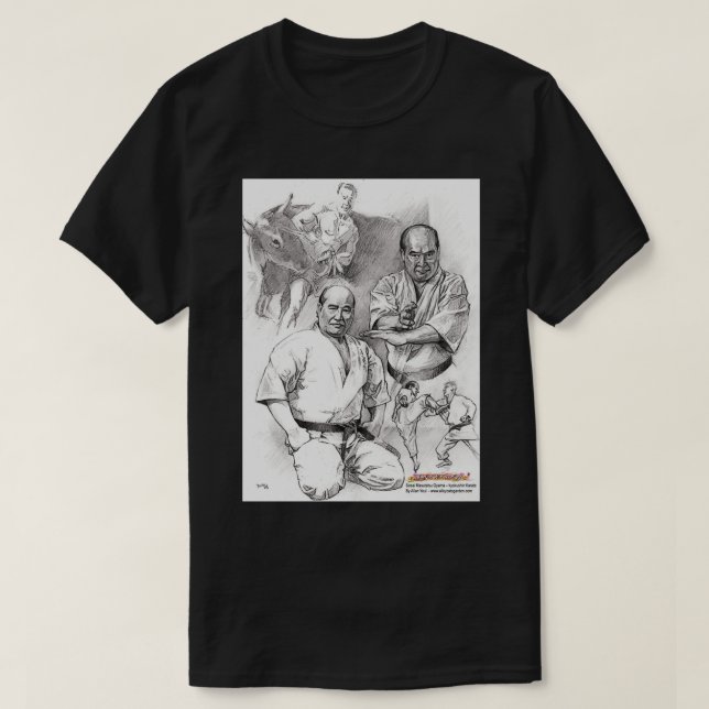 Camiseta calendário sosai mas oyama (Frente do Design)