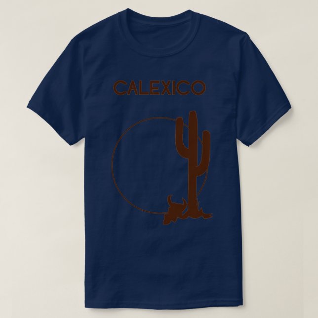 Camiseta Calexico Brown TSirt (Frente do Design)
