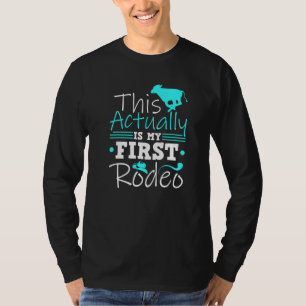 Camiseta Calf Scramble Este É Meu Primeiro Rodeio