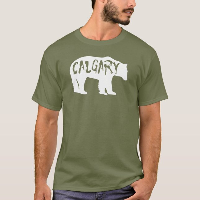 Camiseta Calgary Alberta Bear (Frente)