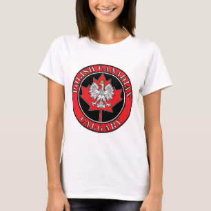 Camiseta Calgary Round Polonês Folha