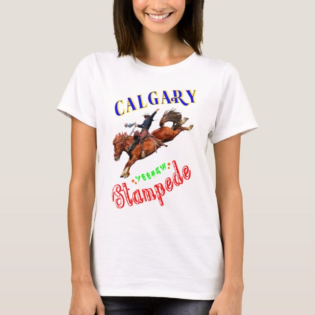 Camiseta Calgary Yeehaw Stampede (Frente)