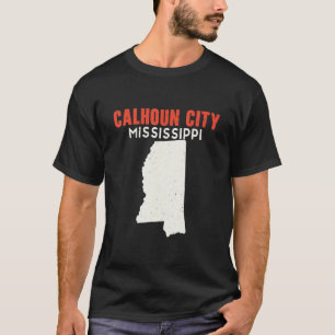 Camiseta Calhoun City Mississipi Estados Unidos Viagem