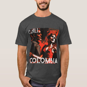 Camiseta Cali Colombia Passionata Sobre A Dança Salsa