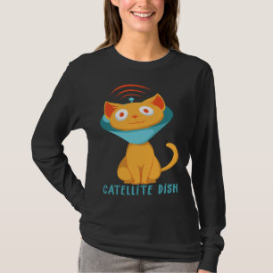 Camiseta Calibração de TV por Satélite Cat Catélite Satélit
