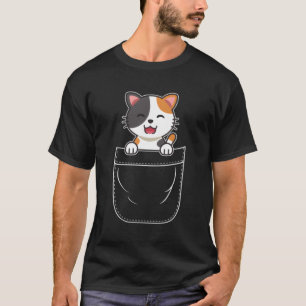 Camiseta Calico Cat Kitten No Bolso