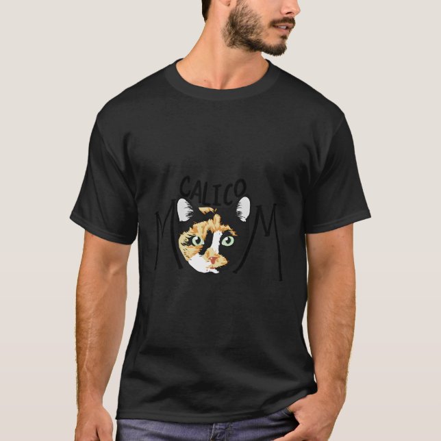 Camiseta Calico Cat Mãe (Frente)