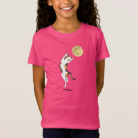 Calico Cat Moon Dancing T Shirt