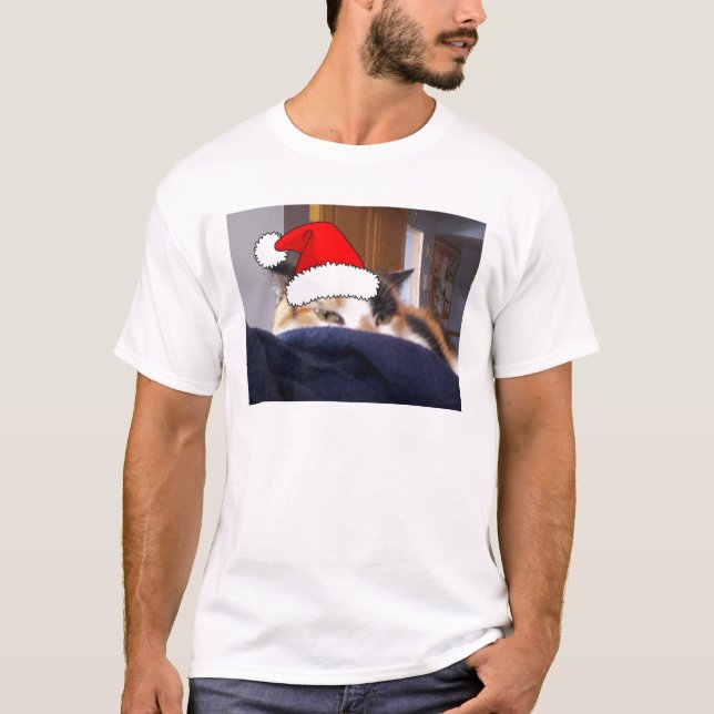 Camiseta Calico Cat Natal (Frente)