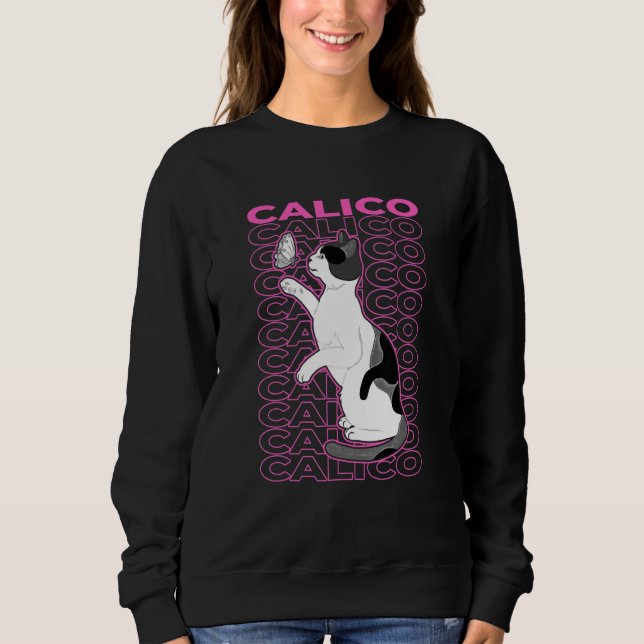 Camiseta Calico Cat Pastel Aesthetic (Frente)