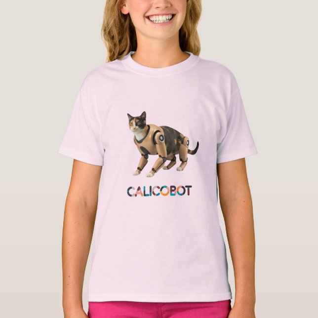Camiseta Calico Cat Robot (Frente)