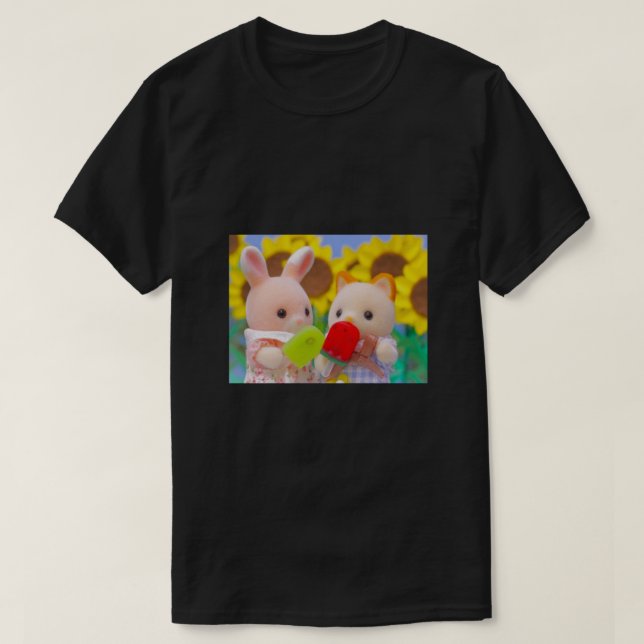Camiseta Calico Critter Popsicles Summer Day Classic (Frente do Design)